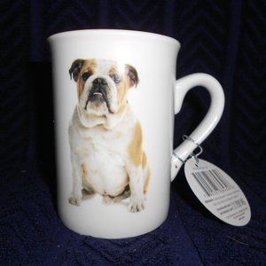 Bulldog Porcelain coffee tea mug  Dog